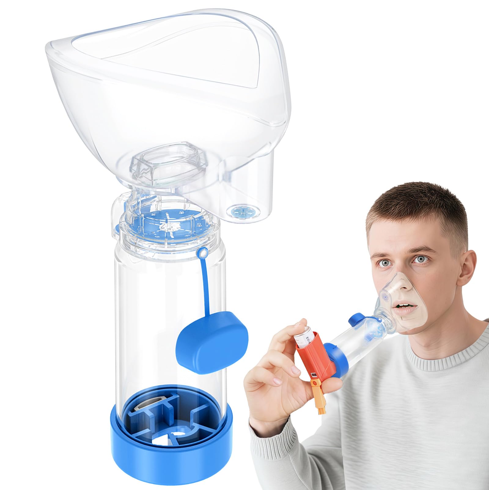 Amazon.com: NESSI OTC Spacer Adult with Mask Spacer and Mouthpiece
